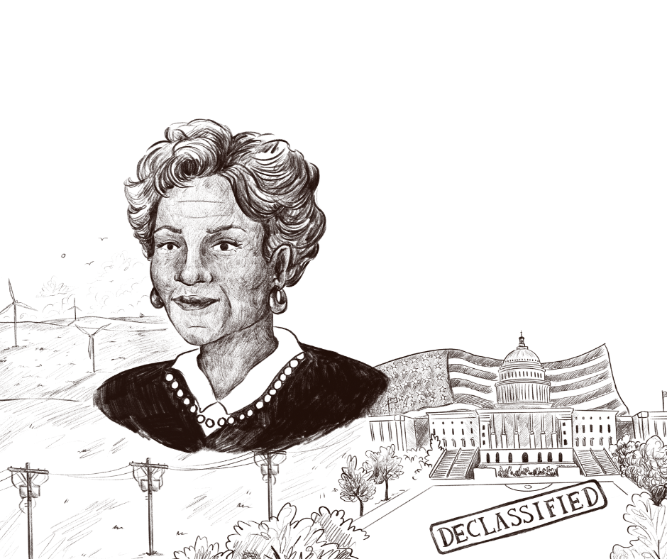 Sketch of Hazel O'Leary