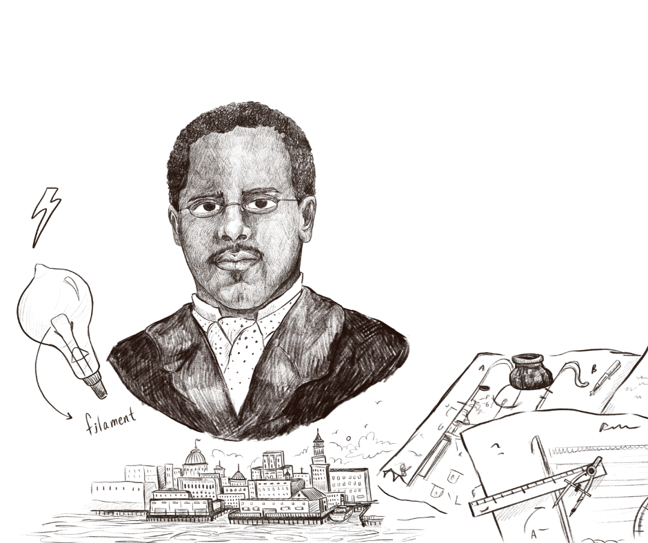 Sketch of Lewis Latimer