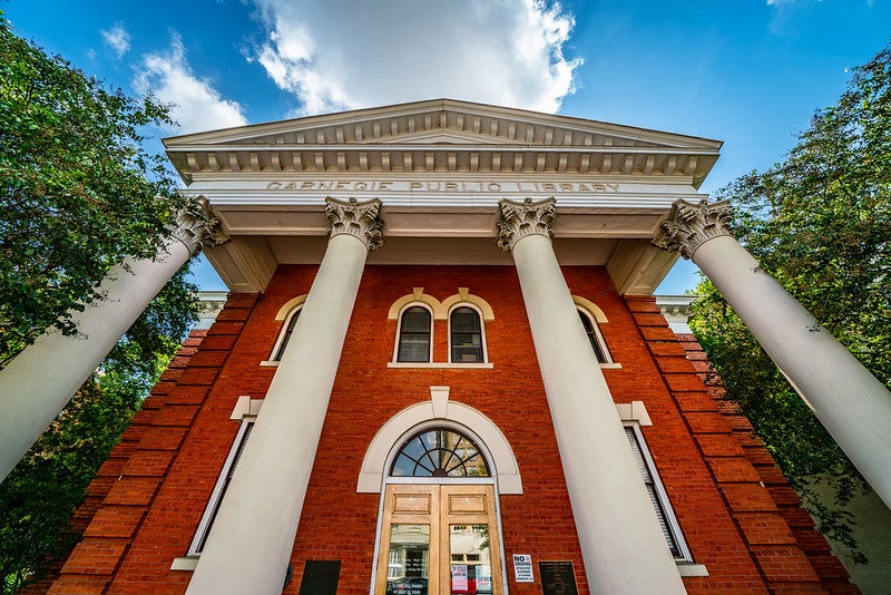 Carnegie Library in Bryan, Texas