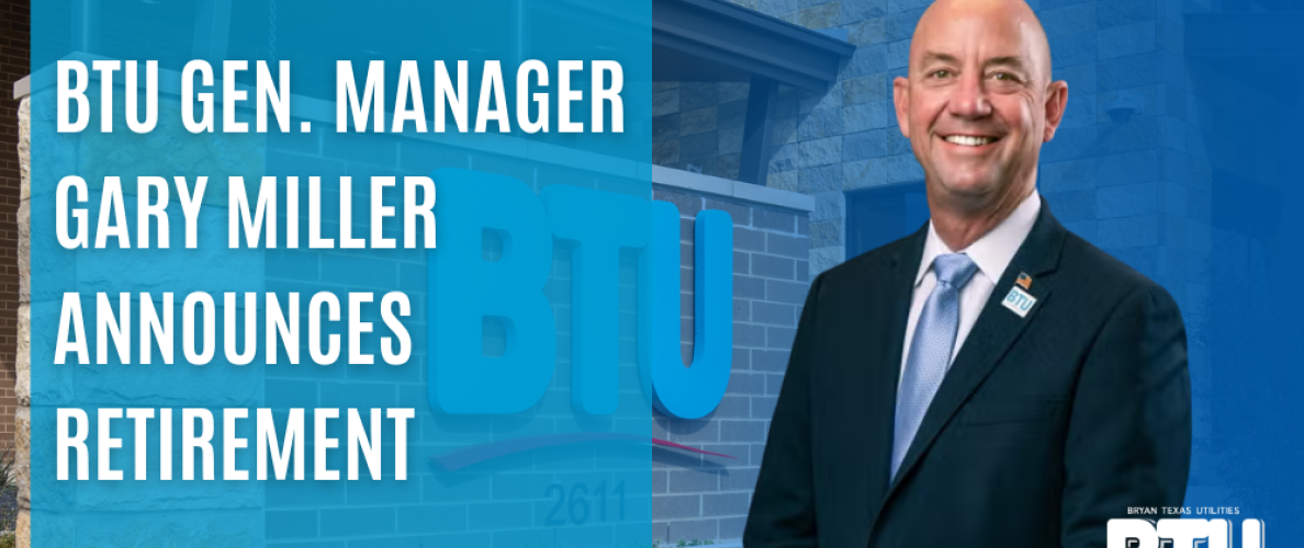 Picture of BTU general manager Gary Miller with heading reading  BTU general manager Gary Miller announces retirement