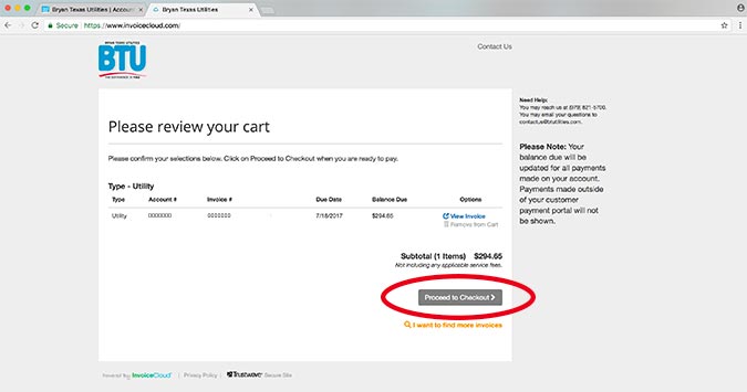 btu how to make one-time payment screenshot 6